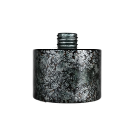 Cina Bottiglia diffusore vintage in vetro maculato arrugginito con collo a vite produttore