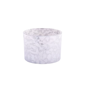 porcelana Tarro de vela de cristal de lujo gris oscuro, venta al por mayor, 510ml, para decoración del hogar fabricante
