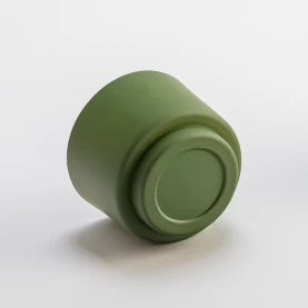 China Wholesale Matte glass candle vessel 145ml scented candle holder for home deco manufacturer