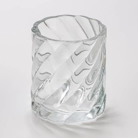 China Creative Custom Color Crystal Glass 162ml Glass Candle Holder for Wholesaling manufacturer