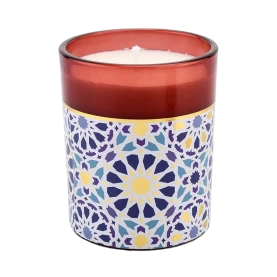 China Wholesale exotic floral glass candle jars manufacturers manufacturer