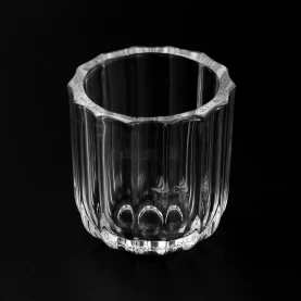 China New Style Thick Glass Wall Custom Color Candle Jar for Wholesaling manufacturer