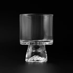 China Transparent Custom Color 239ml Empty Glass Cup Scented Candle Holder manufacturer