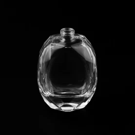 China Unique Elliptic Shape Thick Base Glass 69ml Perfume Bottle manufacturer