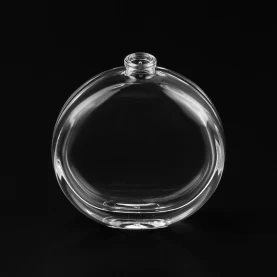 China Custom empty Clear Glass Perfume Bottle Wholesale manufacturer