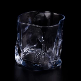 الصين 8oz قزحيات الزجاج شمعة الجملة بالجملة الصانع