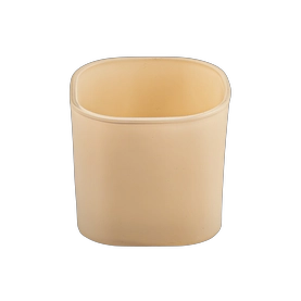 porcelana Tarro de vela de vidrio cuadrado mate de lujo al por mayor fabricante