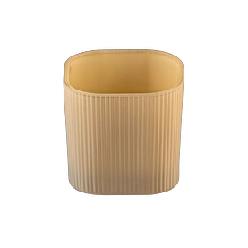 porcelana Recipientes acanalados de la vela del aromaterapia del tarro de cristal de la vela de la raya al por mayor para la decoración casera fabricante