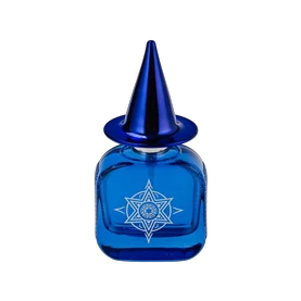 中国 家居装饰定制徽标蓝色玻璃瓶香水瓶带蓝色盖 制造商