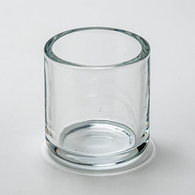 China Wholesale Thick Wall Custom Color Glass Jar Empty Candle Glass Vessel manufacturer