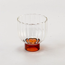 China Luxury Style High Borosilicate Colored Glass Vessel Candle Jar Supplying manufacturer