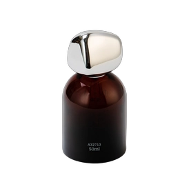 China 50ML Luxury Cylinder brown Glass Perfume Bottle Wholesale manufacturer