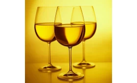 Effect of glass on wine glass