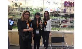 Ruixin Glass op de tentoonstelling van huishoudelijke artikelen in Hong Kong, 2017