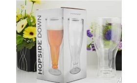 Introduction of the process of double layer beer glass
