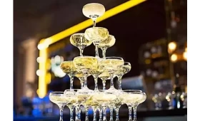 Champagne Schotel Glas Gebruik