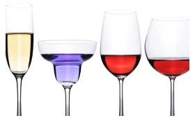 Lead-free crystal red wine glass factory hit the price of luck