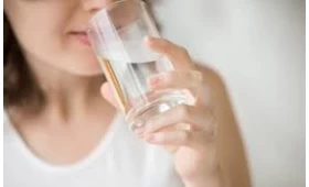 Why drink with a glass cup of water?