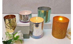 2017 neue Produkte Glas Kerzenständer