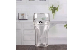 Double wall handmade beer glasses customization