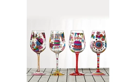 China Christmas Wine Glasses Manufacturer | Hand Painted Wine Glasses Custom Factory