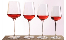 Fábrica de personalização de vidro de vinho vermelho