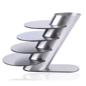 porcelana 4pcs acero inoxidable Coaster Set esteras taza de metal EB-CO14 fabricante