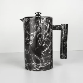 Chine Machine à café avec presse française, grain en marbre, acier inoxydable fabricant
