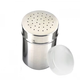 China Stainless steel Spice Dredger Pepper Shaker Condiment Dispenser manufacturer