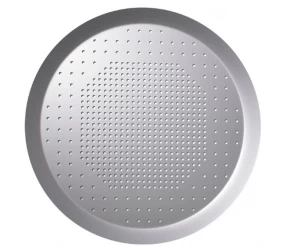 China Multi-Sizes Perforated Pizza Baking Pan Manufacturers China Aluminum Pizza Pan With Holes manufacturer