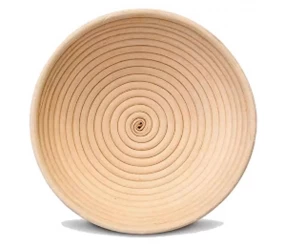 China Round Bread Proofing Basket Manufacturers China Indonesia Rattan Bread Bowl With Liner manufacturer