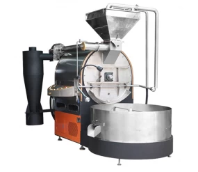 China 80kgs 100kgs 120kgs Industrial Type Coffee Roaster Small Nuts Roasting Cocoa Bean Winnower Machine manufacturer
