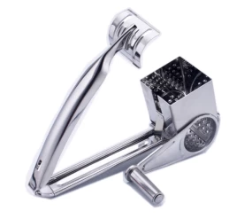 China Stainless Steel Cheese Grater With Hand Use Kitchen Knife Cheese Slicer manufacturer
