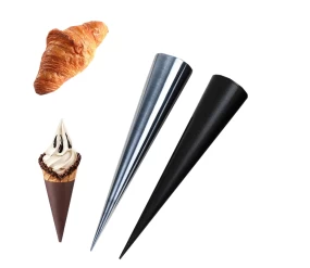 China Aluminum Cake Decorating DIY Bread Dessert Cream Roll Cone-Shape Danish Tube Kits manufacturer