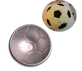 China Healthy 8 Inch Chocolate Dessert Baking Mould Basketball Football Circle Mousse manufacturer
