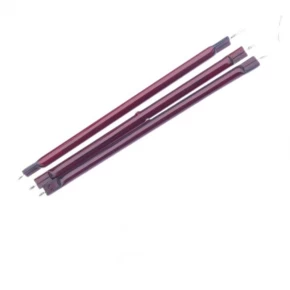 China Heating Tube Ruby Carbon Fiber Heat Tube Quartz Heating Lamp Vacuum Tungsten Wire Infrared Electric Heater Tube Wholesale manufacturer