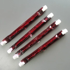 China R7s Liner 118mm Halogen Infrared Liner Ruby Heat Lamp for Theray Application manufacturer