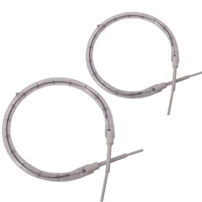 China Infrared Heat Lamp 600W Glass Halogen Heater with White Heating Element manufacturer