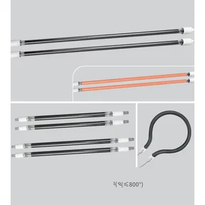 China Graphene Heating Tube Dryer Paint Baking Room Oven Boiler Quartz Electric Heating Tube Manufacturer manufacturer