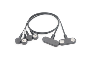 中国 電極パッド用磁気ECGスナップボタンケーブル メーカー