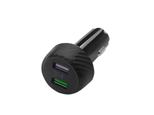 Caricabatteria da auto, carica rapida 3.0 Dual USB Car Charger Adapter