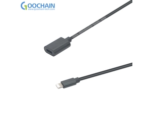 iPhone lightning苹果公对母延长线