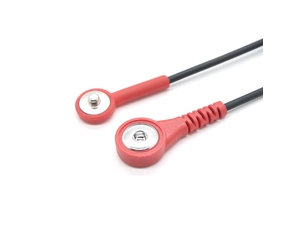 硅胶 3.5 毫米 4.0 毫米公对母 ECG 卡扣电缆，用于 Tens ems 机器