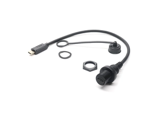 USB C 型 3.1 公对母嵌入式安装电缆