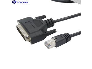 定制 DB25 到 RJ45 调制解调器/控制台电缆