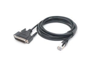 定制 DB25 公头转 RJ50 10P10C 公头调制解调器控制台电缆