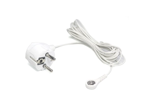 Adaptador de aterramento da UE plugue de ligação à terra ESD fio antiestático com cabo de encaixe