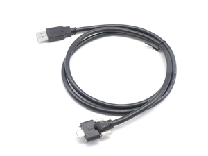 Tipo de montagem em painel com travamento de parafuso duplo usb 3.1 tipo C cabo usb 3.0 padrão