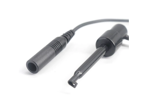 Pino de eletrodo de 1,5 mm din 2,0 mm para testar o cabo do clipe do gancho do gancho do grampo do gancho para multímetros
