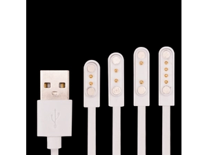 磁性弹簧加载 pogo pin 智能手表充电器电缆